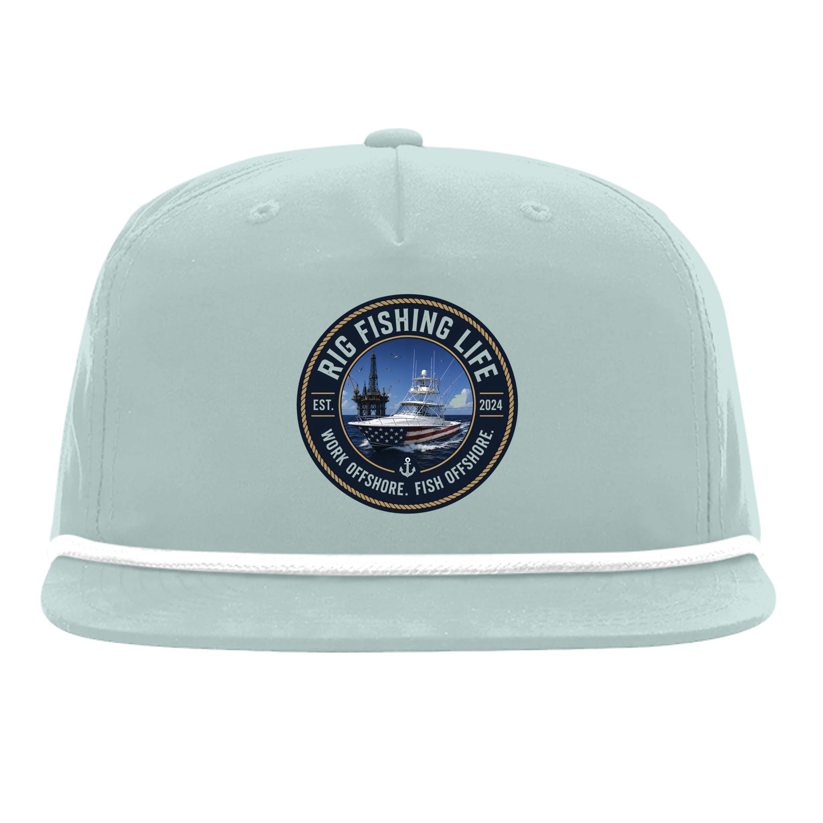 Dusty Blue/ White - 256 - FRONT