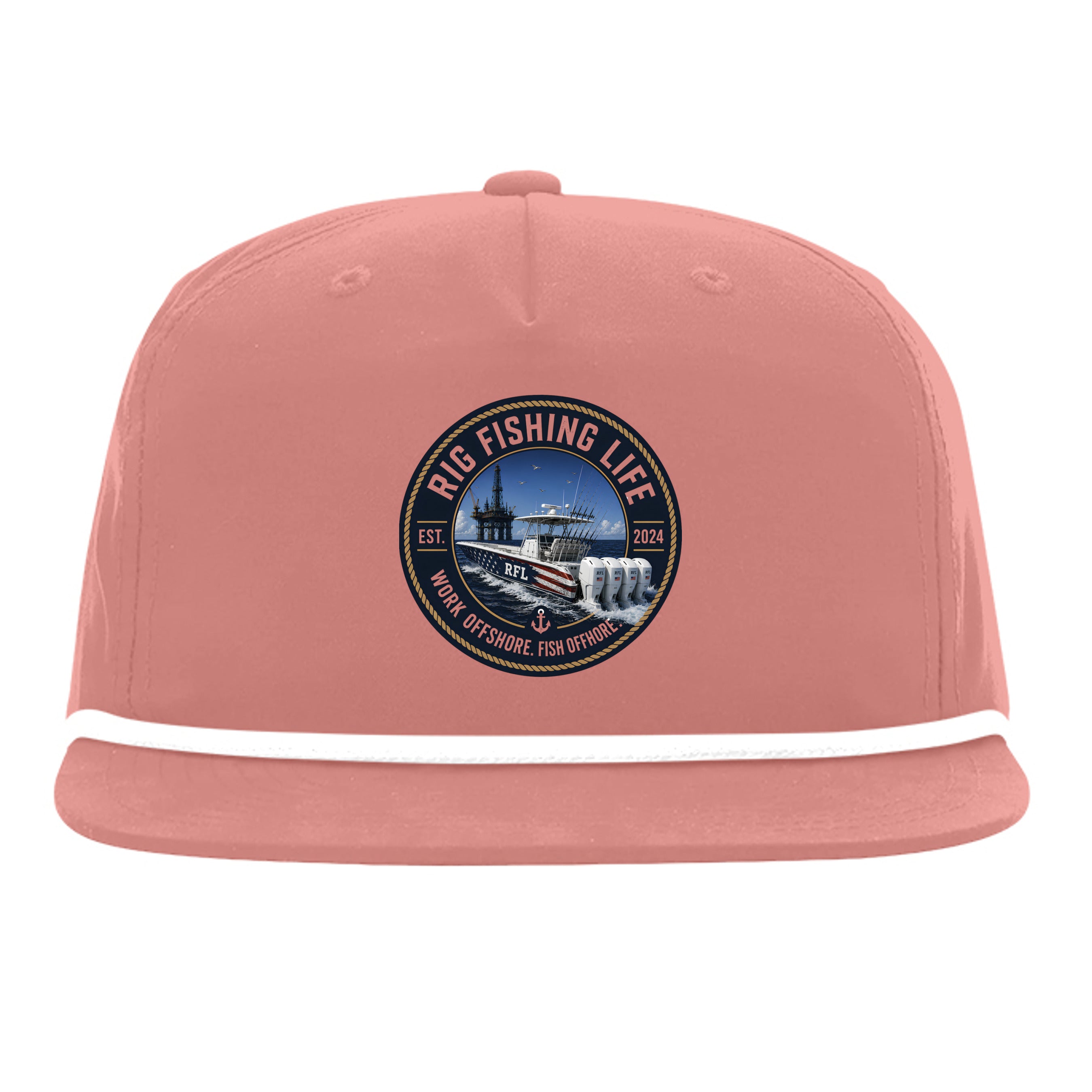 Dusty Red/ White - 256 - FRONT