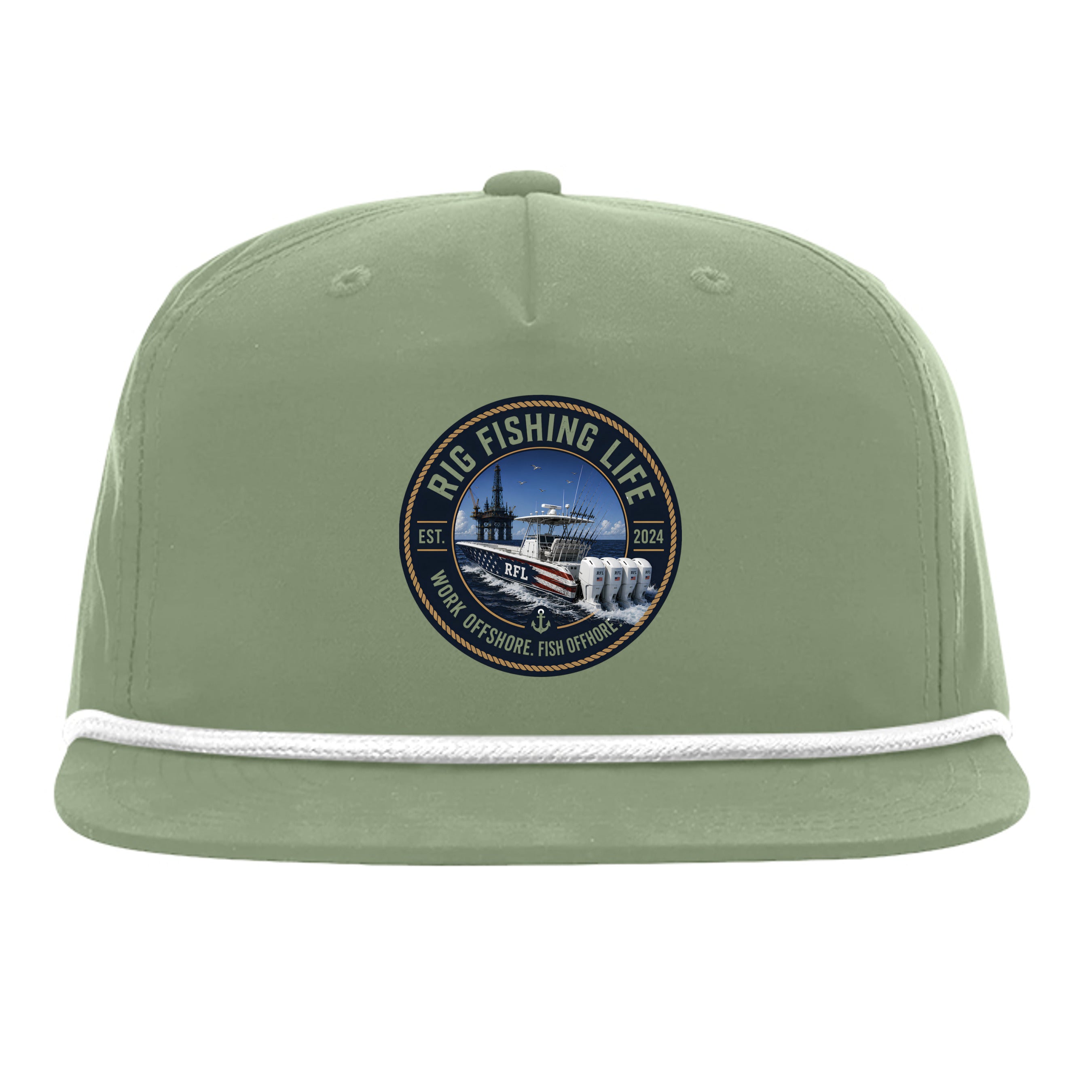 Sage/ White - 256 - FRONT