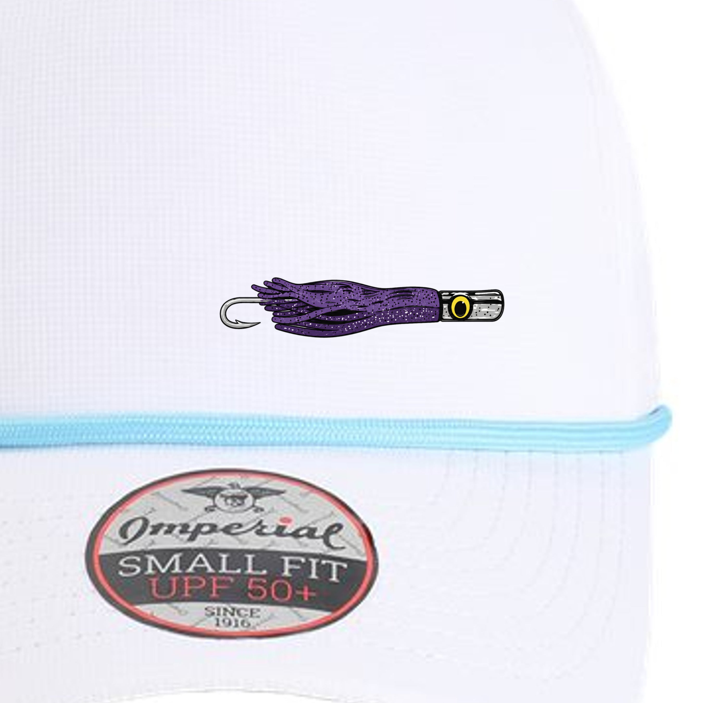 White/ Light Blue - L5059 - FRONT